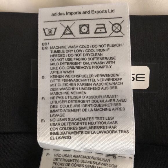 Adidas Climalite  Tennis Skort Size L Black GUC - Picture 7 of 8